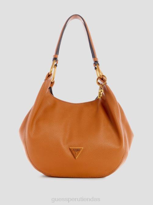 GUESS bolso de mano becci mujer 0P8X3031 coñac bolsas