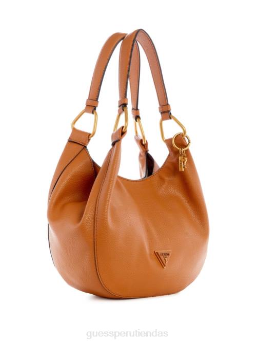 GUESS bolso de mano becci mujer 0P8X3031 coñac bolsas