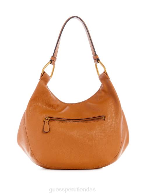 GUESS bolso de mano becci mujer 0P8X3031 coñac bolsas