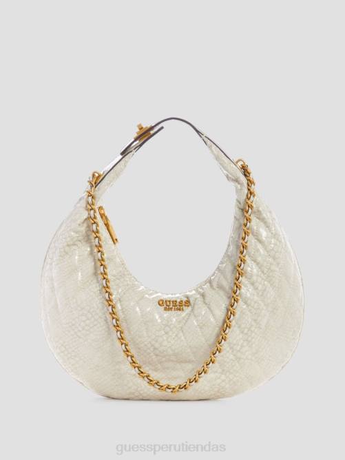 GUESS bolso hobo acolchado Dema mujer 0P8X2999 blanco bolsas