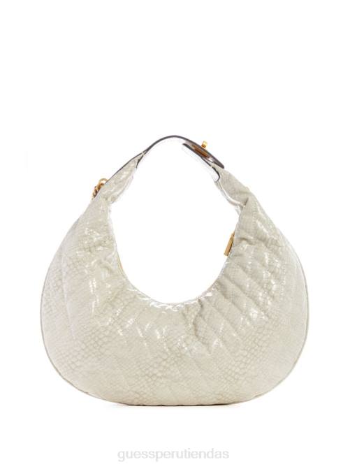 GUESS bolso hobo acolchado Dema mujer 0P8X2999 blanco bolsas