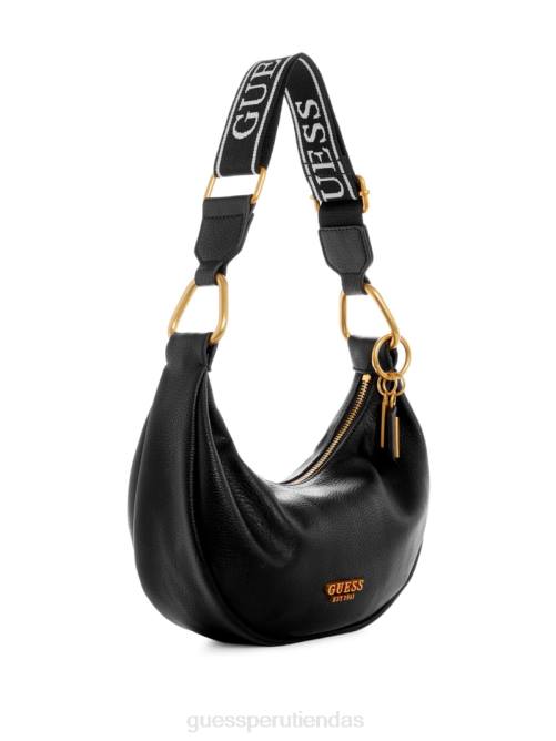 GUESS natalya mini vagabundo mujer 0P8X3019 estampado floral negro bolsas