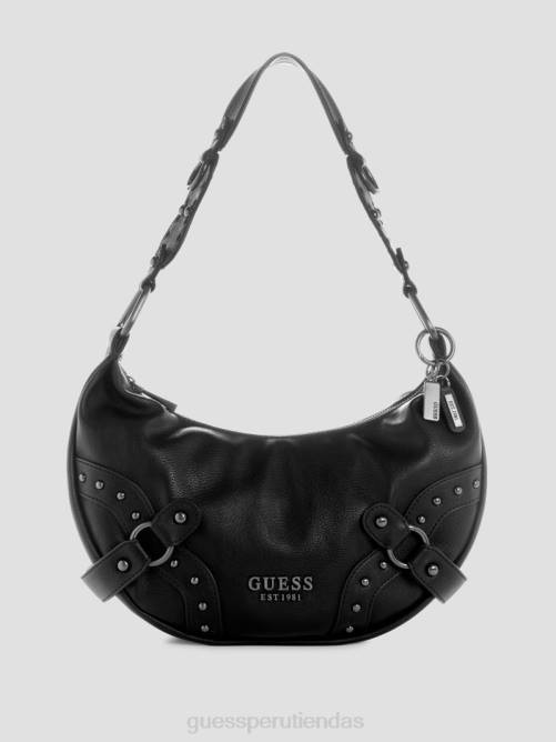 GUESS natalya vagabundo mujer 0P8X3018 estampado floral negro bolsas