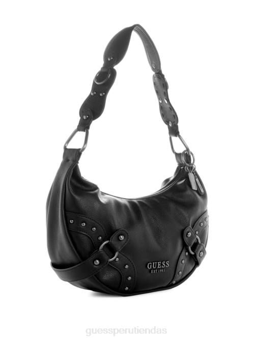 GUESS natalya vagabundo mujer 0P8X3018 estampado floral negro bolsas
