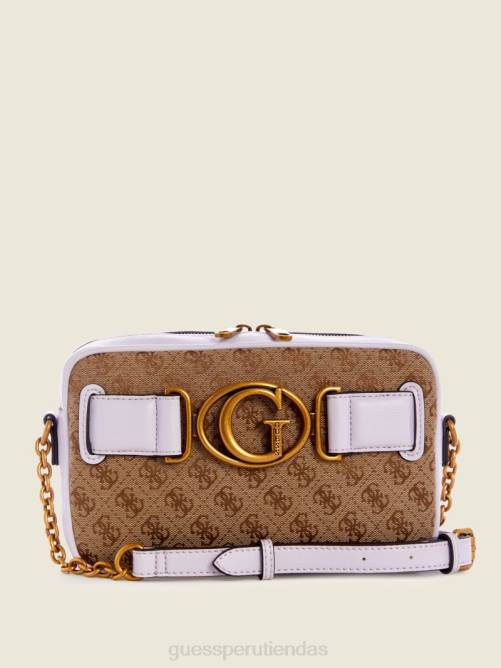 GUESS bolsa para cámara aviana mujer 0P8X2967 café con leche/lila bolsas