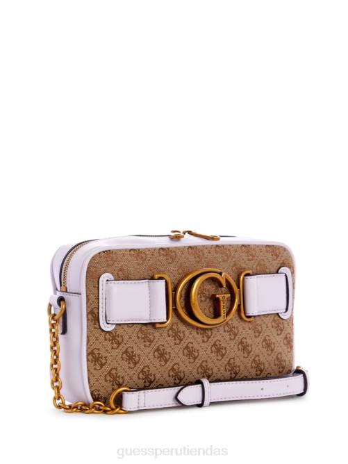 GUESS bolsa para cámara aviana mujer 0P8X2967 café con leche/lila bolsas