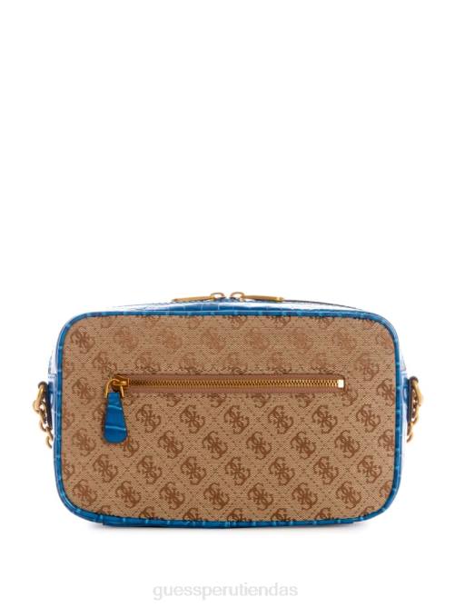 GUESS bolsa para cámara aviana mujer 0P8X2972 café con leche/azul bolsas