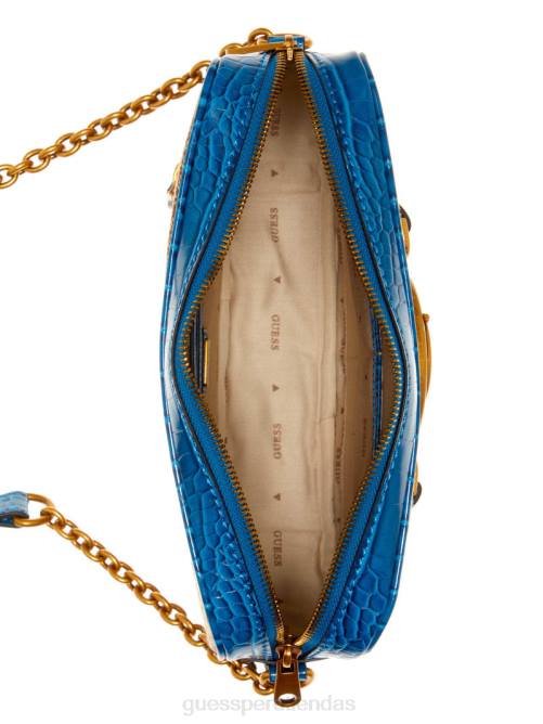 GUESS bolsa para cámara aviana mujer 0P8X2972 café con leche/azul bolsas