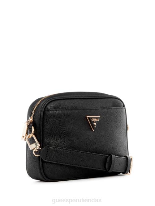 GUESS bolsa para cámara meridiana mujer 0P8X2758 estampado floral negro bolsas