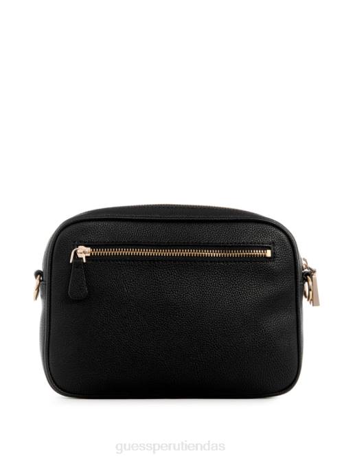 GUESS bolsa para cámara meridiana mujer 0P8X2758 estampado floral negro bolsas