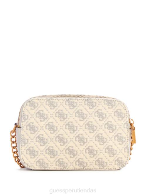 GUESS bolso cámara izzy en jacquard con logo mujer 0P8X2903 logotipo de la paloma bolsas