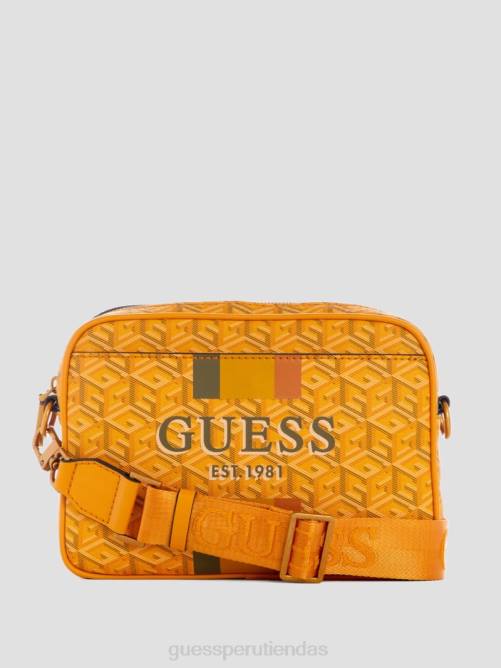 GUESS bolso para cámara vikky mujer 0P8X2897 logotipo amarillo bolsas