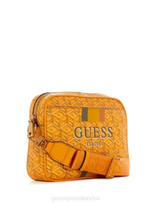 GUESS bolso para cámara vikky mujer 0P8X2897 logotipo amarillo bolsas