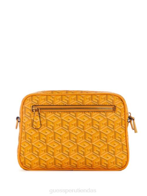GUESS bolso para cámara vikky mujer 0P8X2897 logotipo amarillo bolsas
