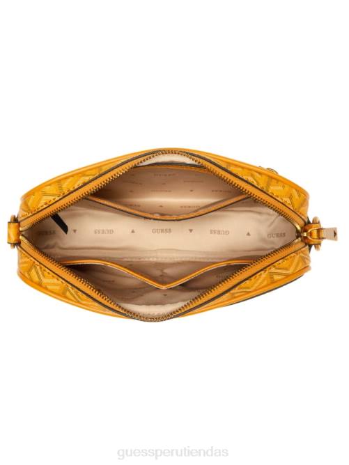 GUESS bolso para cámara vikky mujer 0P8X2897 logotipo amarillo bolsas
