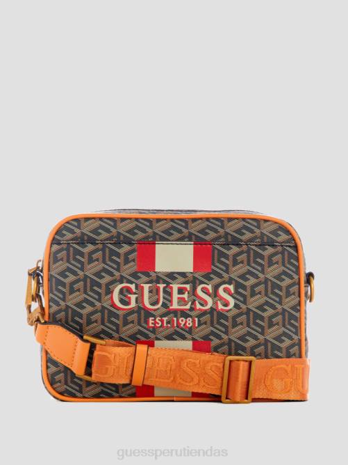 GUESS bolso para cámara vikky mujer 0P8X2914 oro negro bolsas