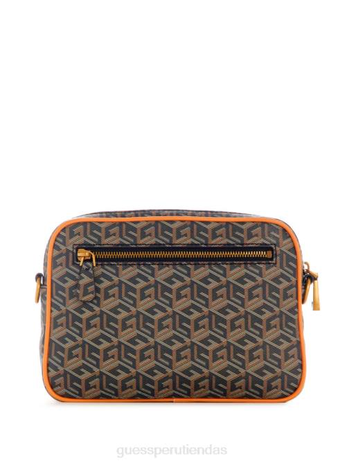 GUESS bolso para cámara vikky mujer 0P8X2914 oro negro bolsas