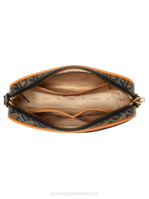 GUESS bolso para cámara vikky mujer 0P8X2914 oro negro bolsas