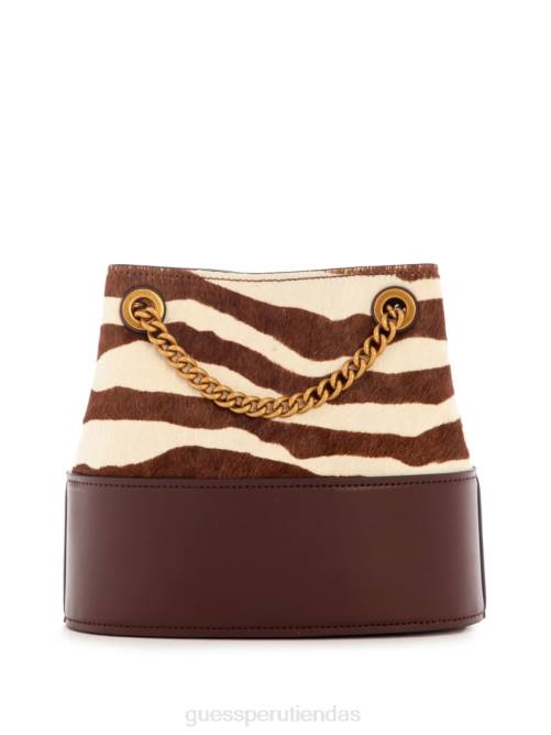 GUESS bolso bombonera iseline mujer 0P8X2799 cebra bolsas