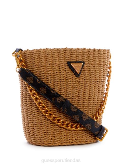 GUESS bolso bombonera lilica mujer 0P8X3110 marrón múltiple bolsas