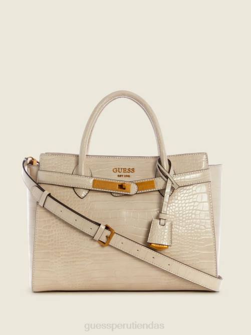 GUESS bolso de alta sociedad enisa mujer 0P8X3280 marrón/marrón egipcio bolsas