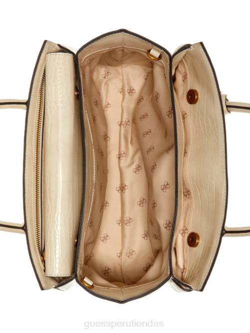 GUESS bolso de alta sociedad enisa mujer 0P8X3280 marrón/marrón egipcio bolsas