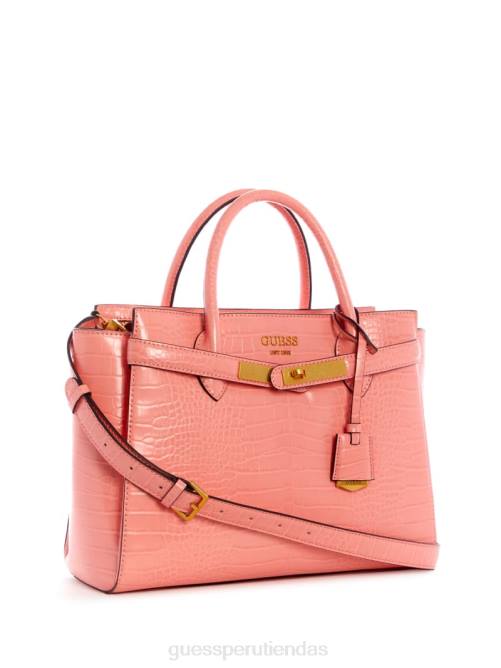 GUESS bolso de alta sociedad enisa mujer 0P8X3301 coral bolsas