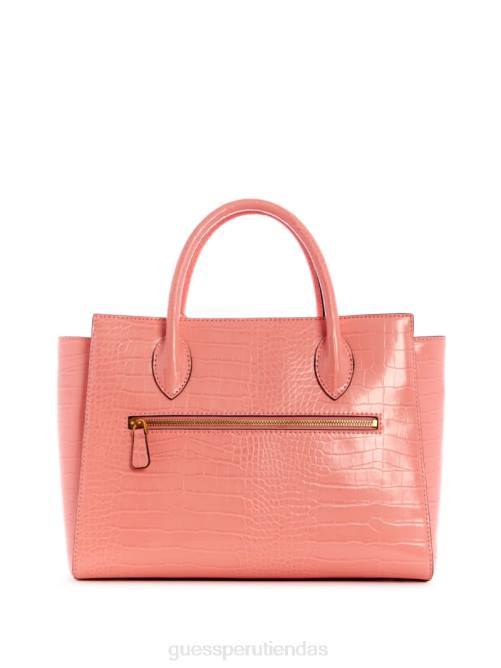 GUESS bolso de alta sociedad enisa mujer 0P8X3301 coral bolsas