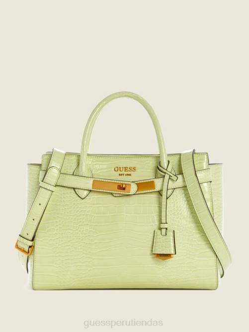 GUESS bolso de alta sociedad enisa mujer 0P8X3306 luz de oro bolsas