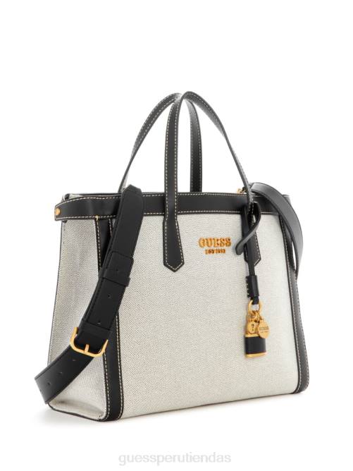 GUESS bolso de la sociedad jovie mujer 0P8X3261 estampado floral negro bolsas