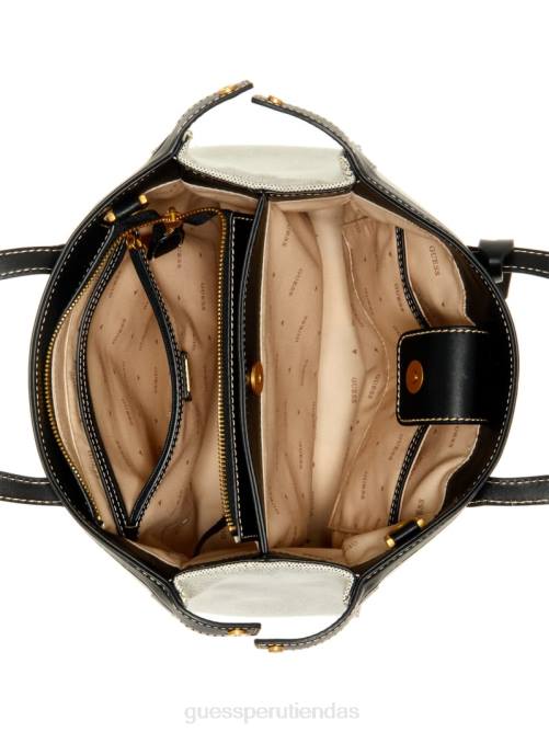GUESS bolso de la sociedad jovie mujer 0P8X3261 estampado floral negro bolsas