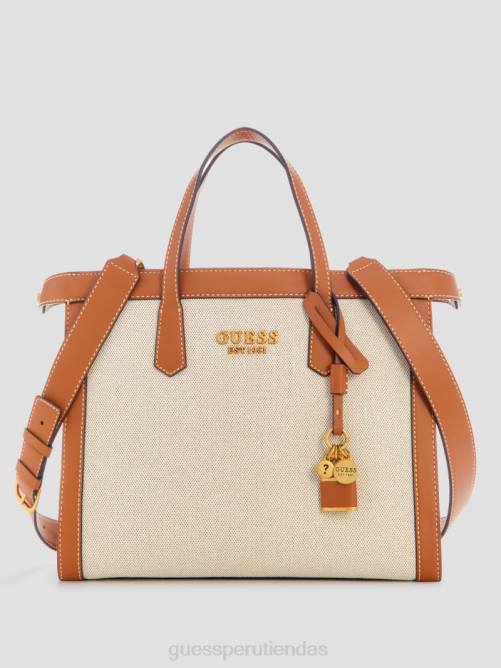 GUESS bolso de la sociedad jovie mujer 0P8X3263 coñac bolsas