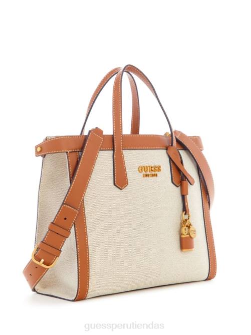 GUESS bolso de la sociedad jovie mujer 0P8X3263 coñac bolsas