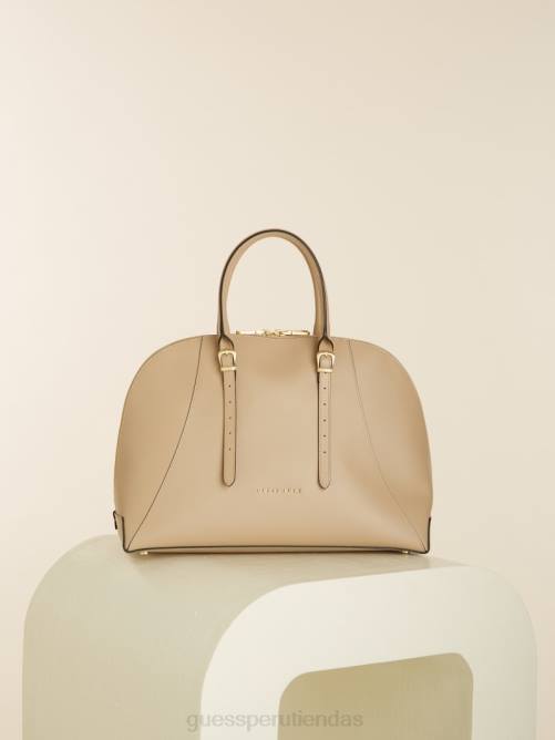 GUESS bolso de mano domo de lujo para dama mujer 0P8X3267 gris pardo bolsas