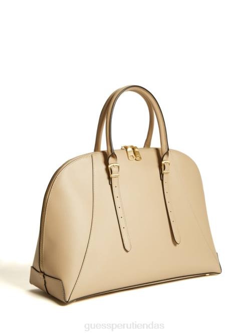 GUESS bolso de mano domo de lujo para dama mujer 0P8X3267 gris pardo bolsas