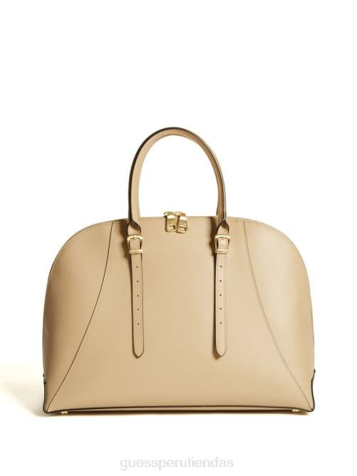 GUESS bolso de mano domo de lujo para dama mujer 0P8X3267 gris pardo bolsas