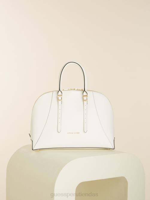 GUESS bolso de mano domo de lujo para dama mujer 0P8X3289 blanco multicolor bolsas