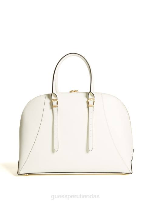GUESS bolso de mano domo de lujo para dama mujer 0P8X3289 blanco multicolor bolsas