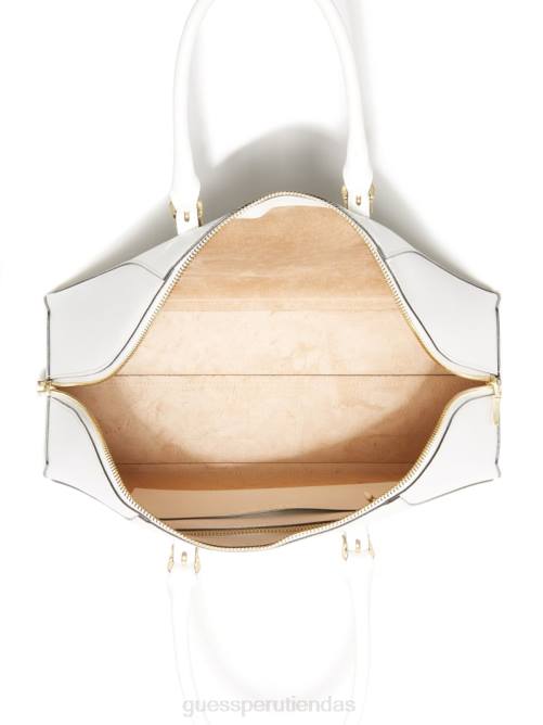 GUESS bolso de mano domo de lujo para dama mujer 0P8X3289 blanco multicolor bolsas