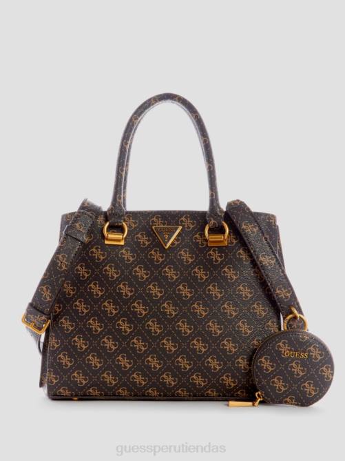GUESS bolso de novia alexie mujer 0P8X3206 marrón múltiple bolsas