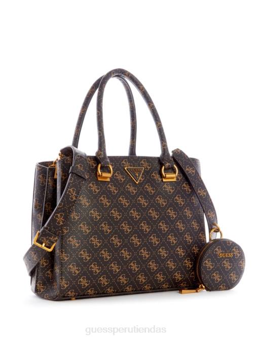 GUESS bolso de novia alexie mujer 0P8X3206 marrón múltiple bolsas