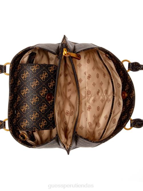 GUESS bolso de novia alexie mujer 0P8X3206 marrón múltiple bolsas