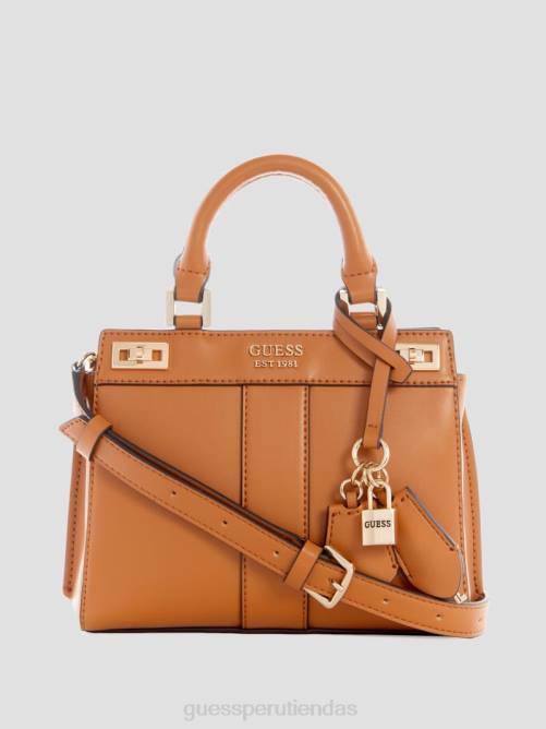 GUESS bolso mini katey mujer 0P8X2816 coñac bolsas