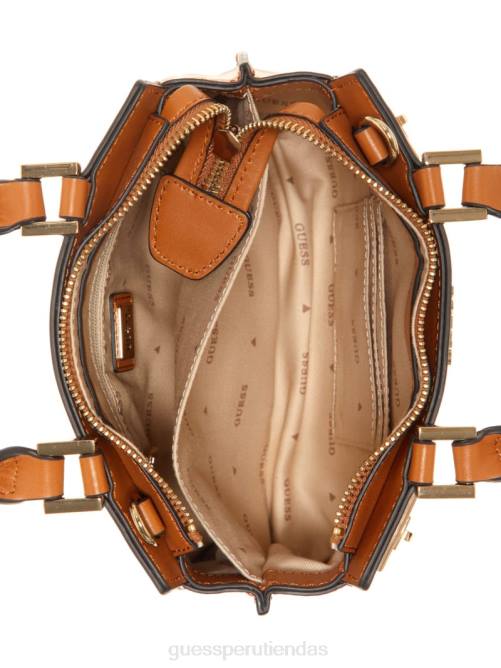 GUESS bolso mini katey mujer 0P8X2816 coñac bolsas