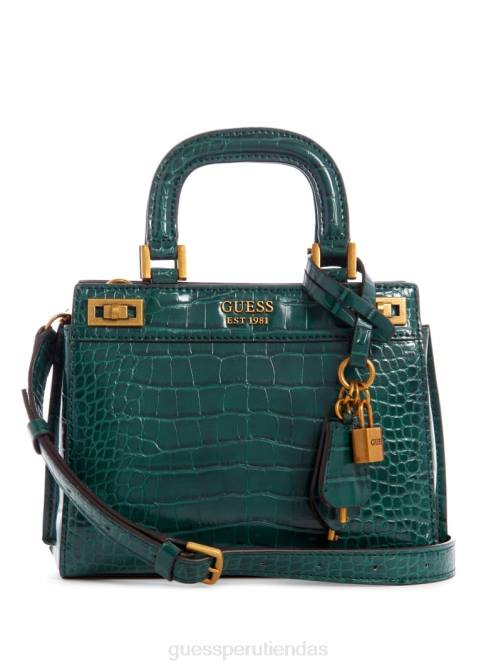 GUESS bolso mini katey mujer 0P8X3288 marrón fuerte bolsas