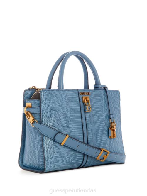 GUESS bolso satchel elite society texturizado ginevra mujer 0P8X2879 pizarra bolsas