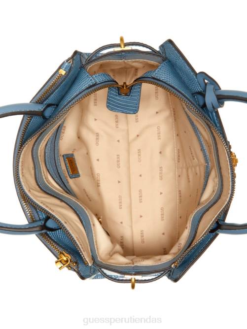 GUESS bolso satchel elite society texturizado ginevra mujer 0P8X2879 pizarra bolsas