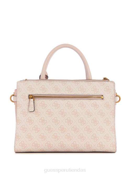 GUESS bolso satchel ginevra logo elite society mujer 0P8X2870 logotipo de rubor bolsas