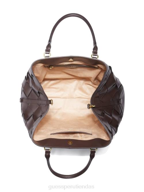 GUESS bolso satchel grande giorgia de cuero mujer 0P8X3271 lejía oscura bolsas