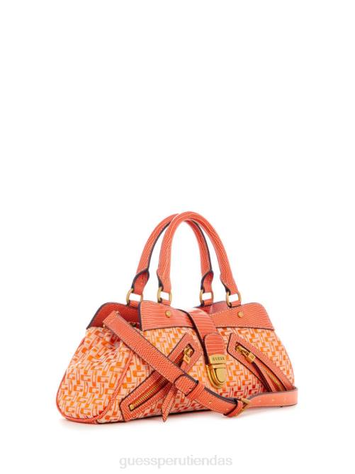 GUESS cartera belle vintage pequeña novia mujer 0P8X3049 logotipo naranja bolsas
